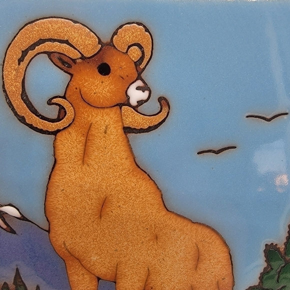 VINTAGE Leone Kuhne Earthtones tile - Picture 3 of 7